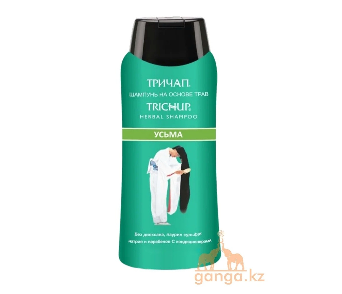 Шампунь c маслом Усьмы (Herbal shampoo Trichup VASU), 400 мл