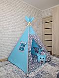 Детский домик вигвам четырехгранный Мишка-Индеец, фото 4