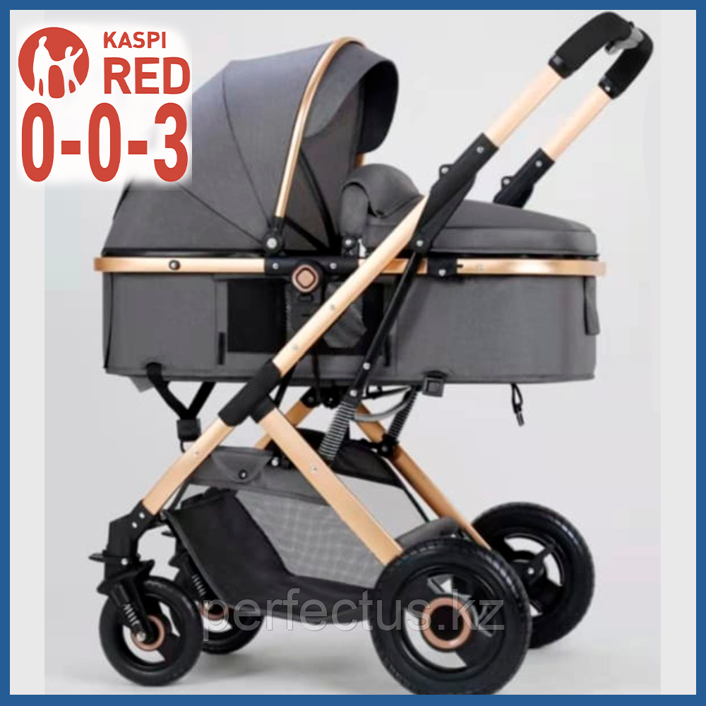 Детская коляска для детей прогулочная для новорожденных трансформер Belecoo 2в1 до 3 лет автокресло - фото 1 - id-p104256544