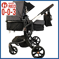 Детская коляска для детей Aimile 2в1 прогулочная для новорожденных трансформер универсальная всесезонная