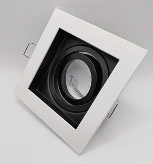 Точечный светильник встраиваемый Horoz Petunya-1 015-028-0001 черно-белый, фото 2