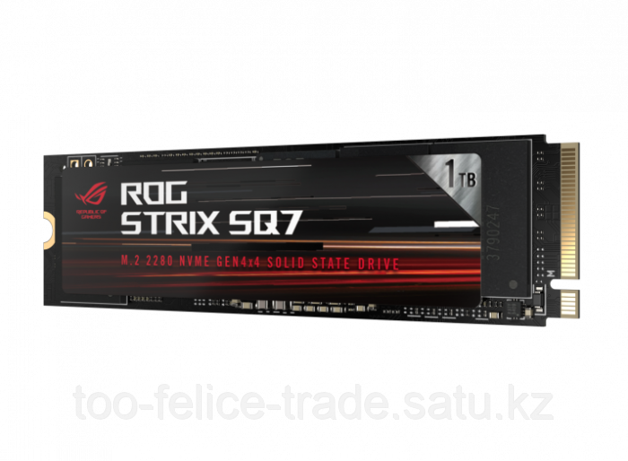 Твердотельный накопитель ASUS ROG Strix SQ7 Gen4 SSD 1TB, M.2 PCIe, Speed 7000MB/s, model NSD-S1F10/G/AS - фото 1 - id-p105318112