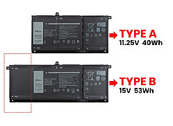 Аккумулятор Dell JK6Y6 9077G C5KG6 11.25V 40Wh 3378mAh Inspiron 5402 15 5509 батарея аккумулятор ORIGINAL type