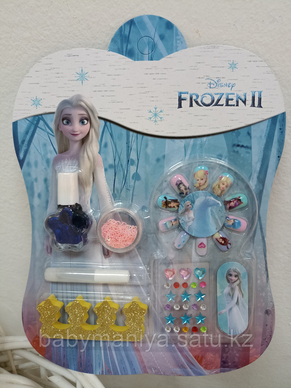 Маникюрный набор Набор для творчества Frozen 2 Nail patch cover голубой