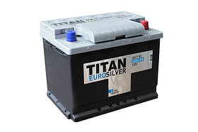 Аккумулятор TITAN Euro Silver 63.1 (-) (0457)