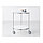 Столик  придиванный СТРИНД  белый никелированный ИКЕА, IKEA , фото 4