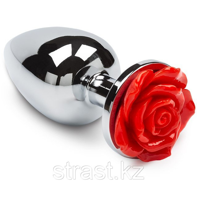 Анальная пробка с розочкой (S), фото 1