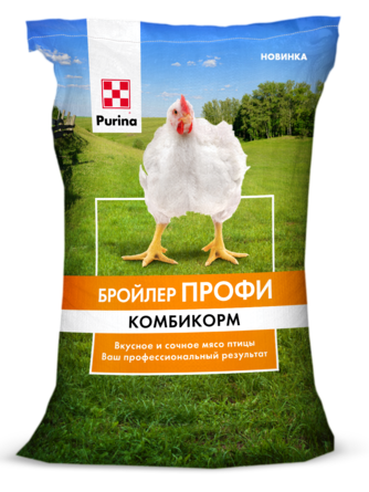 Комбикорм Purina для бройлеров Гроуэр ПРОФИ от 11 – 29 дней, 25 кг