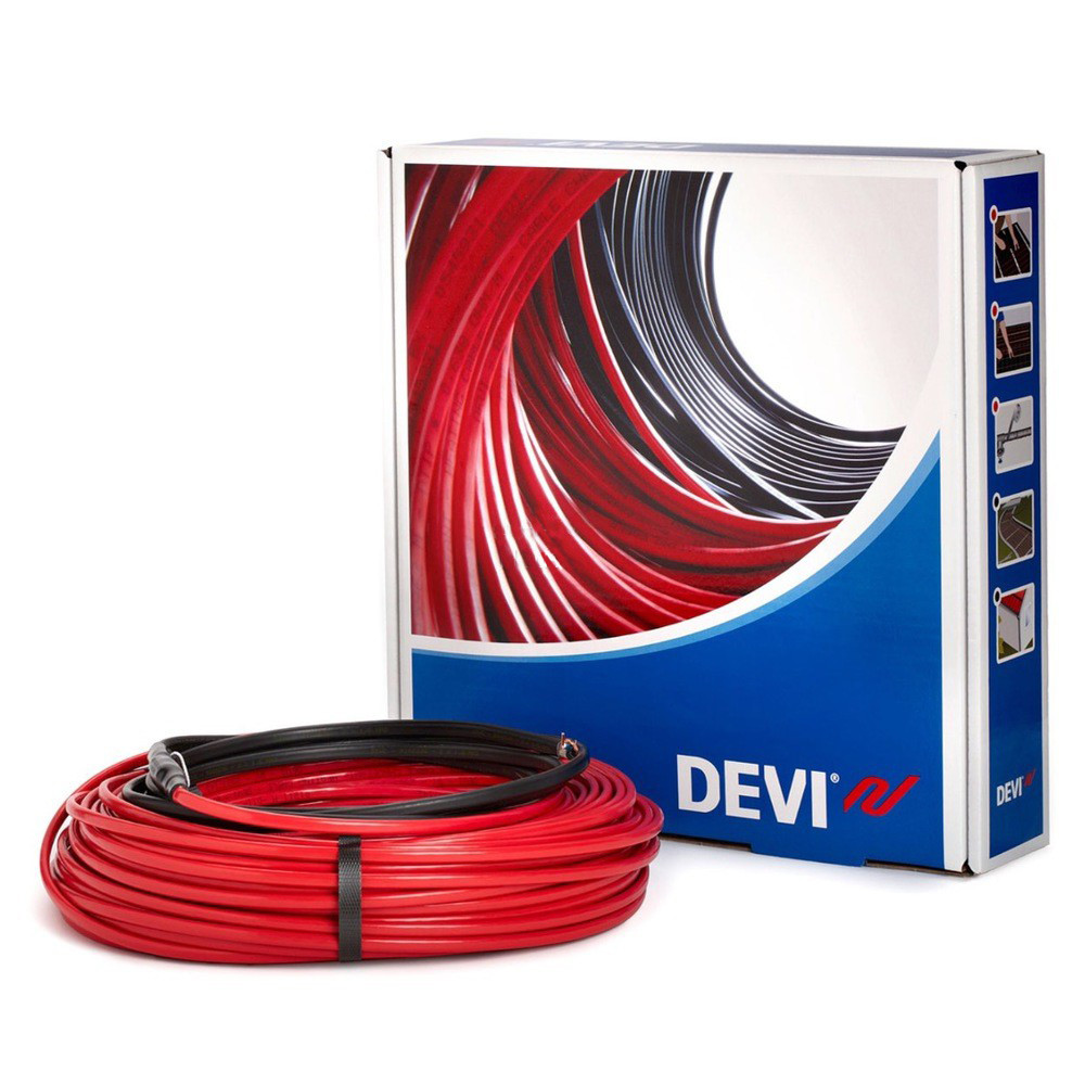 Греющий двухжильный кабель DEVIflex 20T - 43 м. (DTIP-20, длина: 43 м., мощность: 835 Вт) - фото 2 - id-p70971392