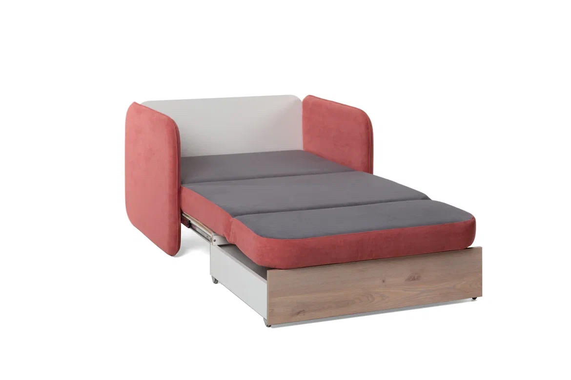 Кресло-кровать U-nix цвет коралл - фото 2 - id-p105500938