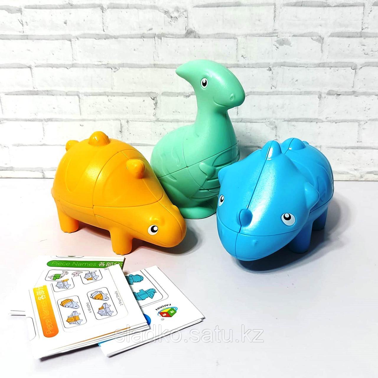 Набор Головоломок Fanxin Dinosaur Twisty Puzzles Bundle 2 - фото 2 - id-p105501789