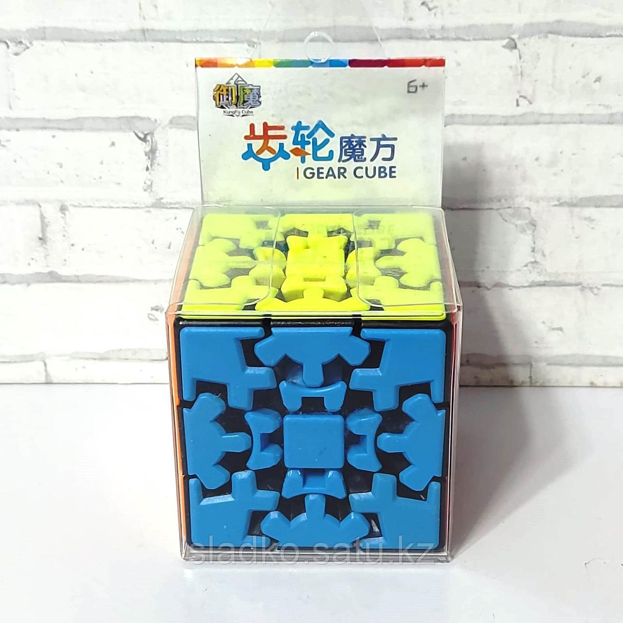 Скоростная головоломка KungFu Gear Cube 3x3 Шестеренчатый куб - фото 2 - id-p105501815