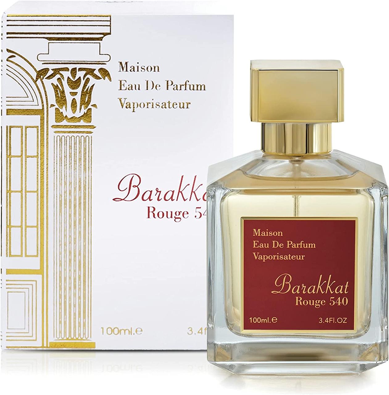 Парфюмерная вода Barakkat Rouge 540 Fragrance World (100 мл, ОАЭ). Аналог Baccarat Rouge 540 Maison - фото 1 - id-p105501831