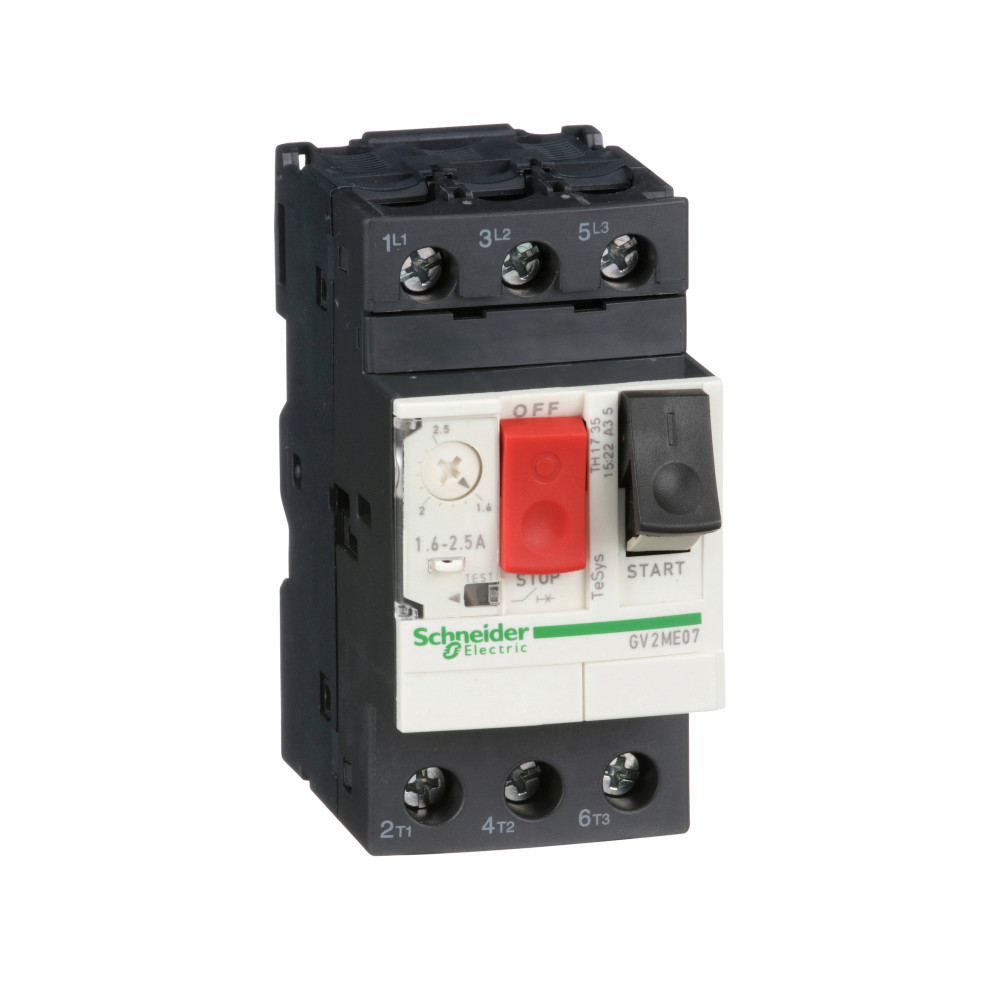 Автоматический выключатель с комбинированным расцепителем 1,6-2,5А /GV2ME07/ - фото 1 - id-p105436315