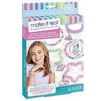 Набор для творчества Make It Real Браслеты с бусинами Sparkly Spiral Bracelets