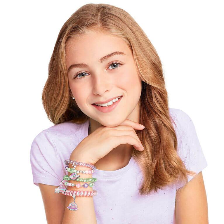 Набор для творчества Make It Real Браслеты с бусинами Sparkly Spiral Bracelets