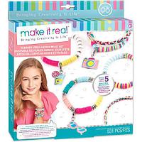 Набор для творчества Make It Real Создание браслетов Summer Vibes Heishi Bead Bracelets