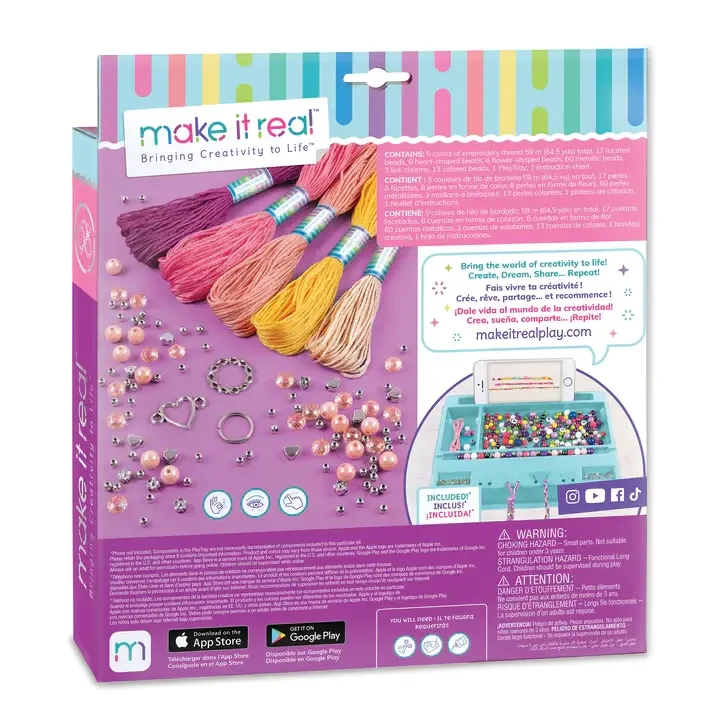 Набор для творчества Make It Real Плетения браслетов Macrame Friendship Bracelets