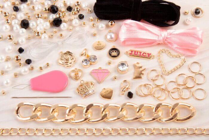 Набор для создания Браслетов Цепочки с бусинами Make It Real Juicy Couture Chains & Charms