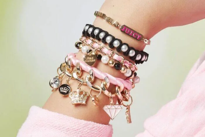 Набор для создания Браслетов Цепочки с бусинами Make It Real Juicy Couture Chains & Charms