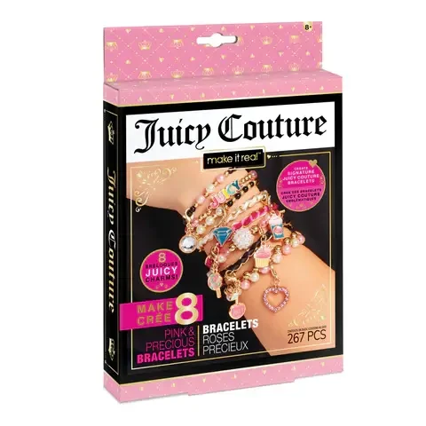 Набор для творчества Make It Real Создание браслетов Juicy Couture Mini Pink and Precious