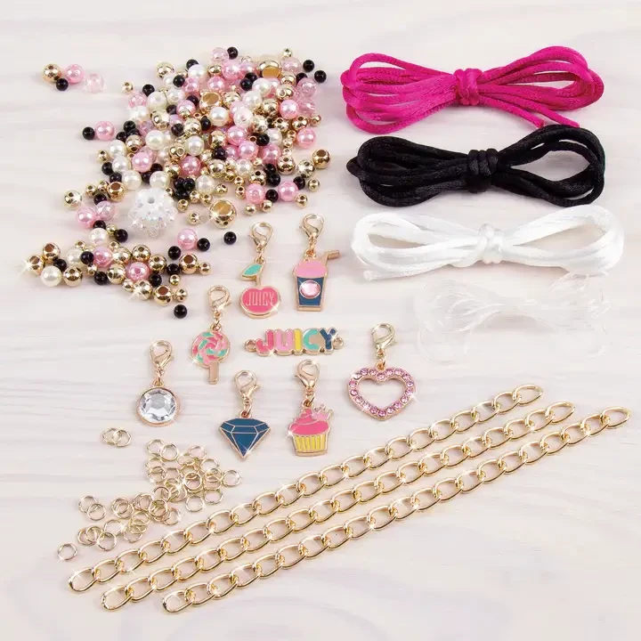 Набор для творчества Make It Real Создание браслетов Juicy Couture Mini Pink and Precious