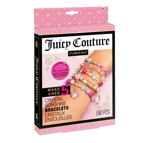Набор для творчества Make It Real Создание браслетов Juicy Couture Mini Crystal Sunshine - фото 1 - id-p105502283