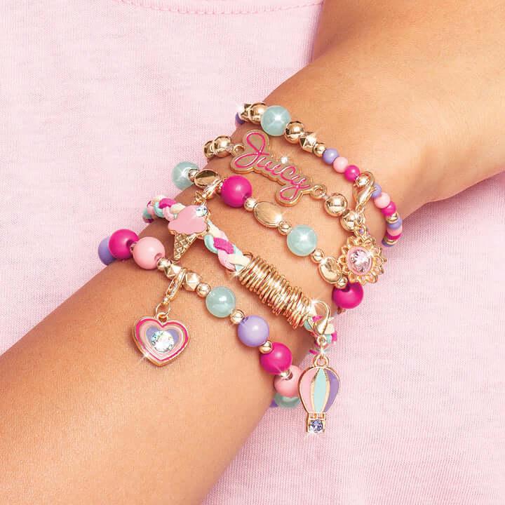 Набор для творчества Make It Real Создание браслетов Juicy Couture Mini Crystal Sunshine