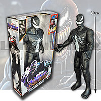 Детская фигурка Венома Venom с звуко и светоэффектами черный 30 см