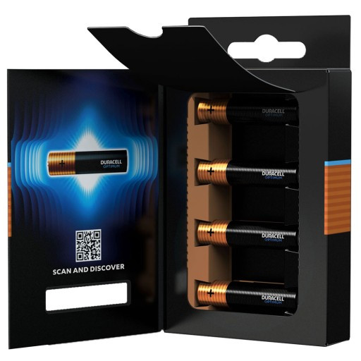Батарейка щелочная Duracell Optimum AAA/LR03, 4шт - фото 2 - id-p105501348