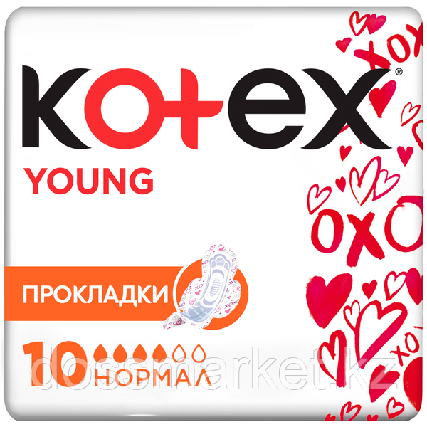 KOTEX прокладки Young Normal 10