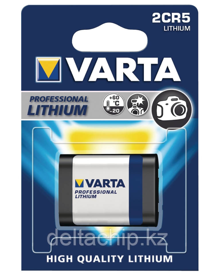 Батарейка Professional Lithium 2CR5 - 6V Varta (1 шт)