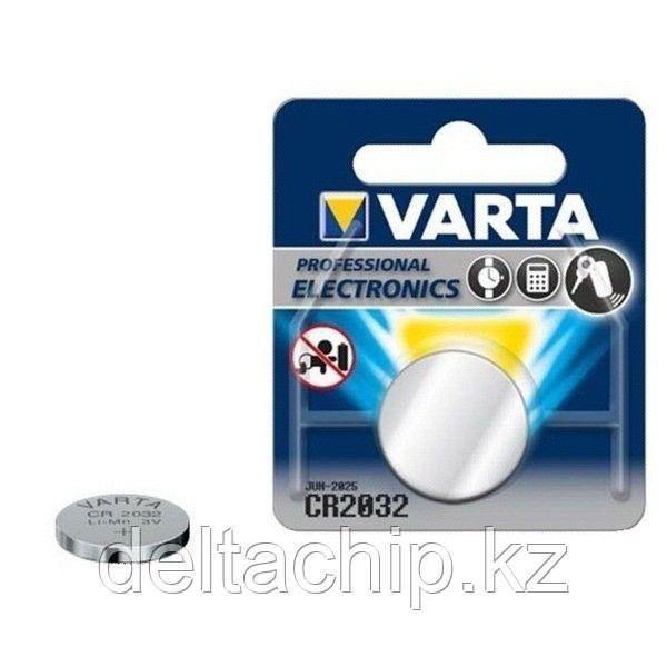 Батарейка Varta Lithium CR2032 3V-230mAh (1 шт) - фото 1 - id-p105440951