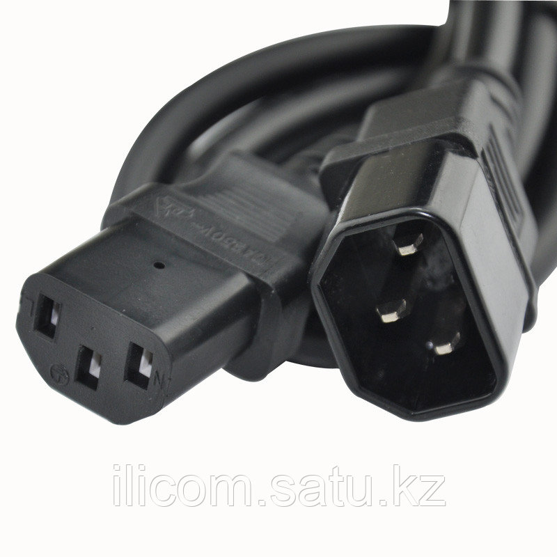 Кабель питания, power cord C14-C13, 3x0.75mm², 5 метра