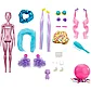 Barbie Блеск Цветное перевоплощение, Кукла-сюрприз Сменные прически Барби, Color Reveal, фото 3