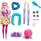 Barbie Блеск Цветное перевоплощение, Кукла-сюрприз Сменные прически Барби, Color Reveal, фото 5