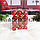 Новогодние елочные шарики глянцевые и матовые красные HM-2 12 шт 3 см, фото 2