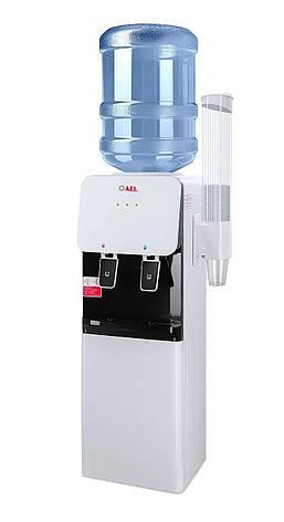 Напольный диспенсер для питьевой воды LD-AEL-85C white/black (электронное охлаждение / нагрев / со шкафчиком), фото 1