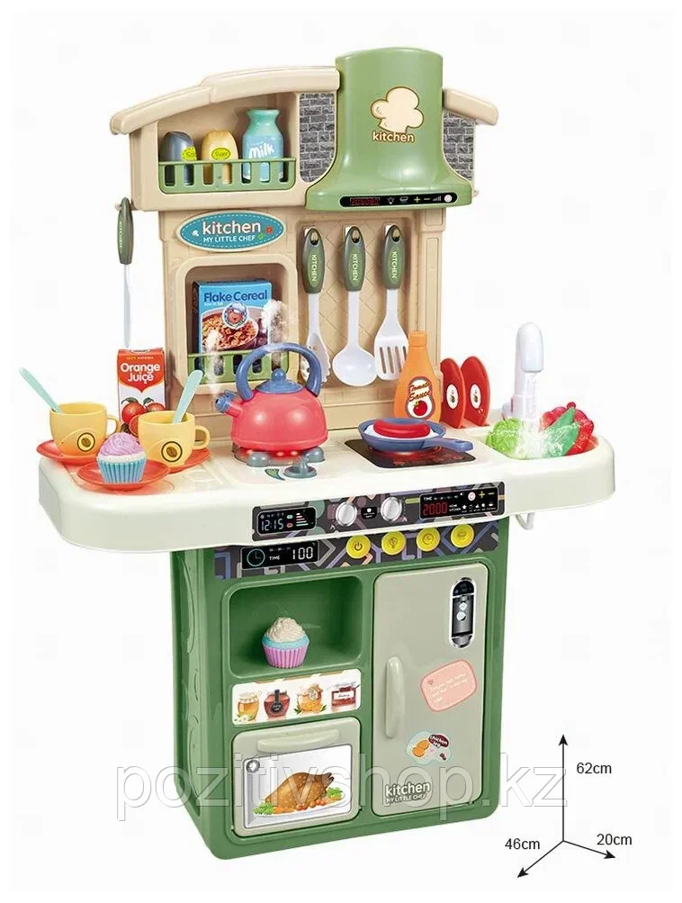 Детская кухня Deluxe Kitchen зеленый