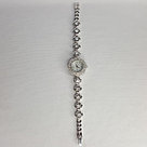 Японский механизм кварцевые, браслет и корпус из серебра со вставками из фианитов, часы Boesneed H214 вид, фото 2