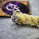 Серебряный комплект "Моя любовь" кольцо, кулон, цепочка, серьги, 925 серебро, фото 2