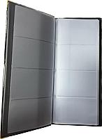 Визитница на 160 визиток, 113x195мм, черная Bindermax, фото 4