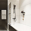 Смеситель IDDIS Shelfy для ванны с управлением Push Control, черный матовый, фото 6