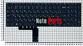 Клавиатура для ноутбука Lenovo IdeaPad 110-15IBR черная без рамки