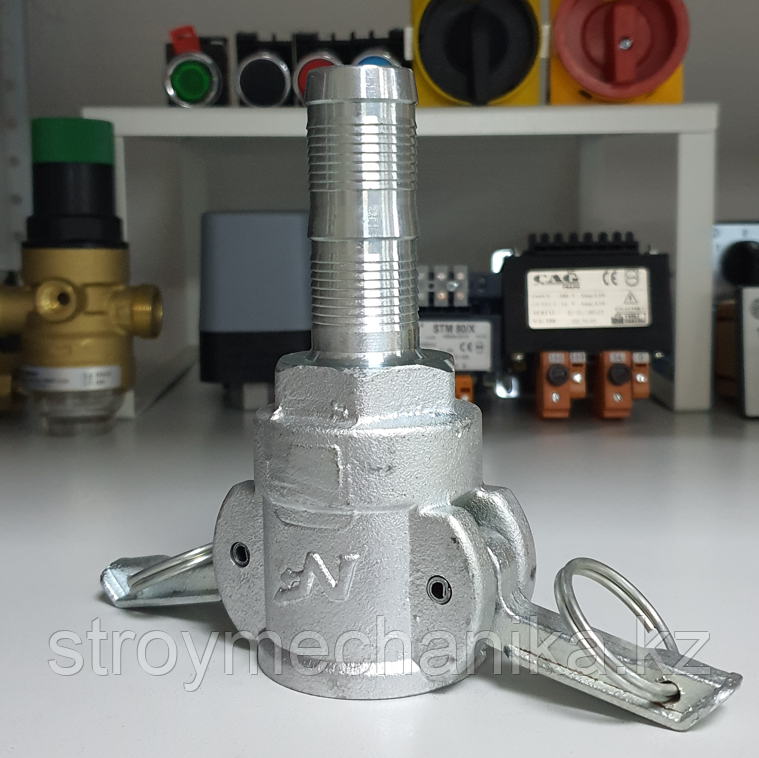 Соединение д.25 мм. мама со штуцером для штукатурной станции, фото 1