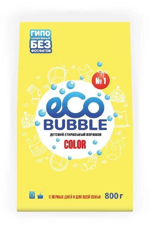 Детский стиральный порошок Eco Bubble 800 гр - фото 2 - id-p105511906