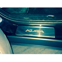 Накладки на пороги из нержавеющей стали  на Ford Kuga/Форд Куга 2013-