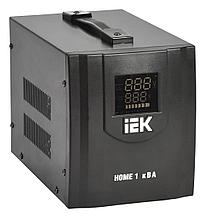 Стабилизатор напряжения IEK Home 1кВА однофазный черный (IVS20-1-01000)