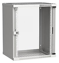 Шкаф коммутационный ITK Linea WE (LWE3-15U64-GF) настенный 15U 600x450мм пер.дв.стекл 50кг серый 400мм