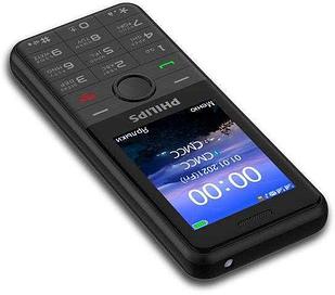 Мобильный телефон Philips E172 Xenium черный моноблок 2Sim 2.4" 240x320 0.3Mpix GSM900/1800 GSM1900 MP3 FM